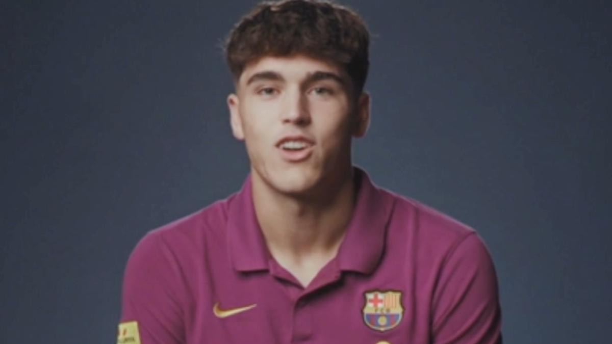 Pau Cubarsí en el documental 'El Camp Nou: Bienvenidos al estadio'.