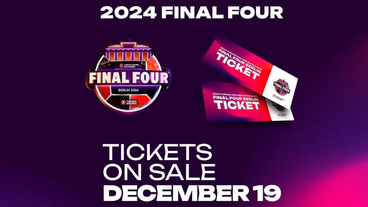 A partir del 19 de diciembre ya se podrán adquirir entradas para la Final Four de Berlín