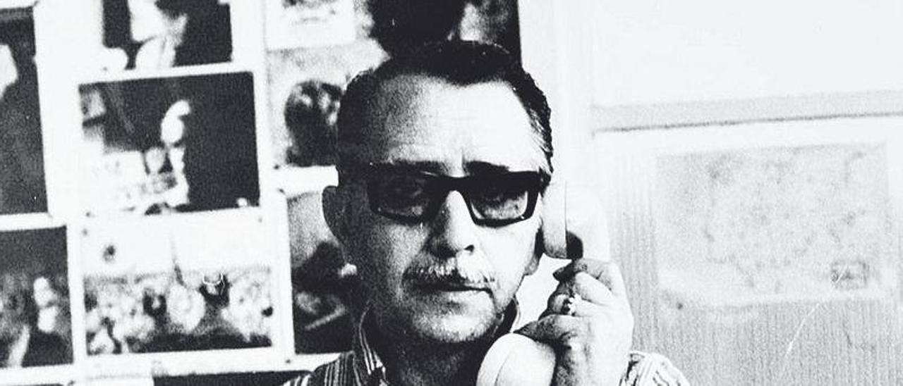 José Francisco Aguirre en  los años setenta.