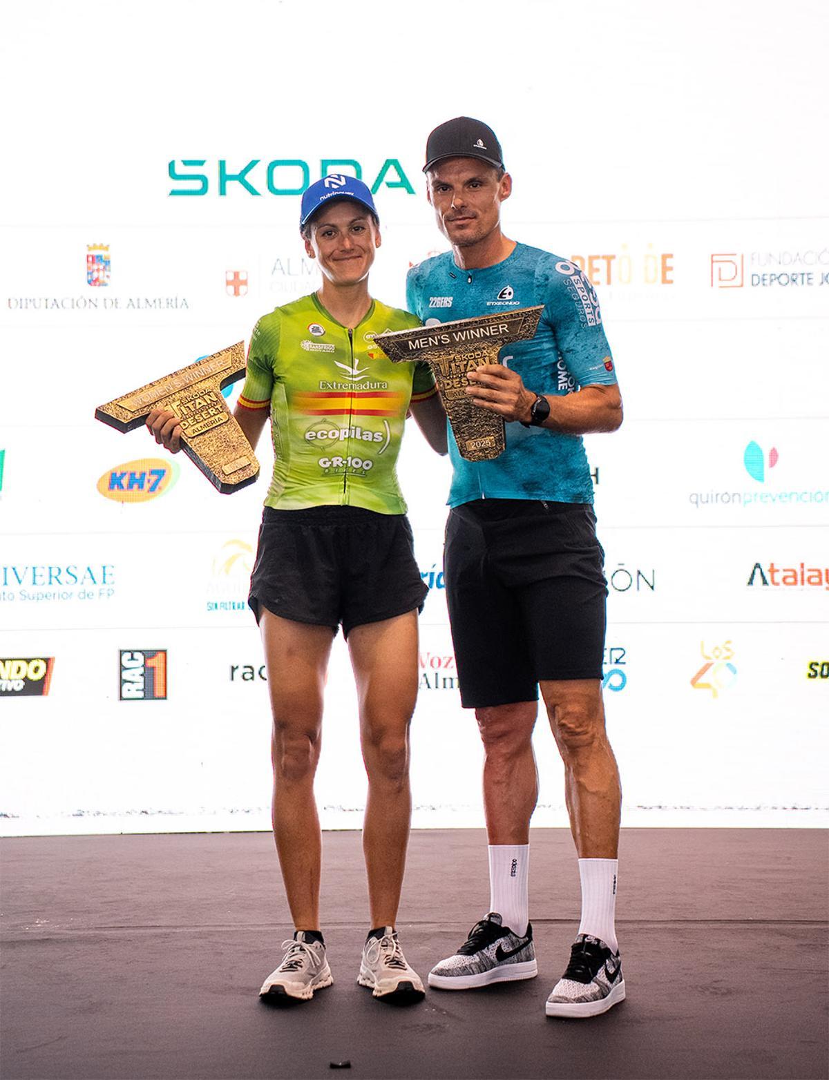 Natalia Fischer y Luis León Sánchez.