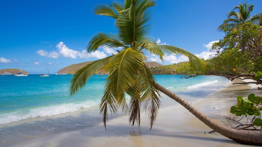 Playa Maho Bay, islas Vírgenes.