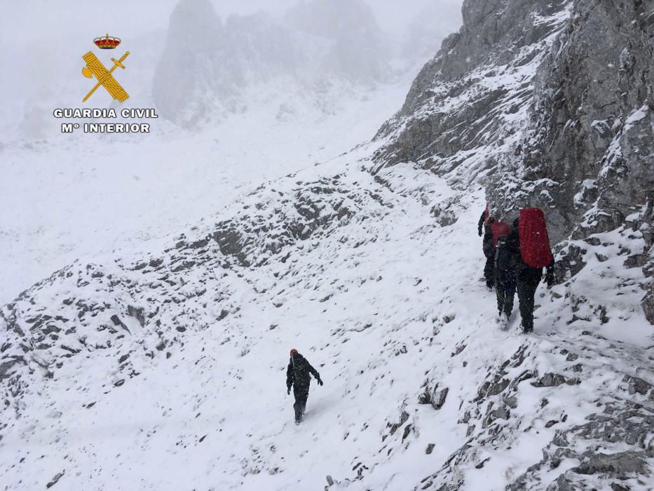 Rescate de tres montañeros zamoranos fallecidos en Picos de Europa