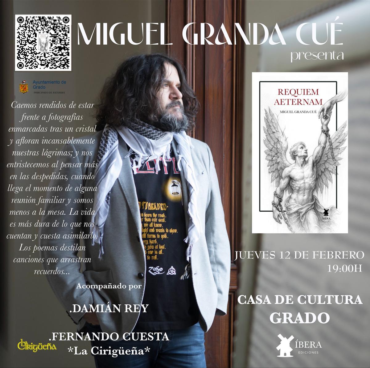Cartel de presentación de "Requiem Aeternam" de Miguel Granda Cué.