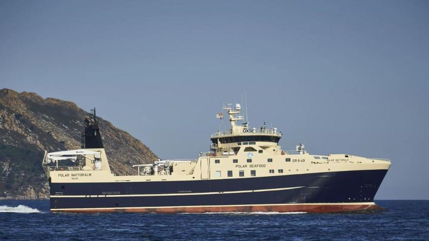 El “Polar Nattoralik”, durante las pruebas de mar 
previas a su entrega.  // Freire Shipyard | NODOSA