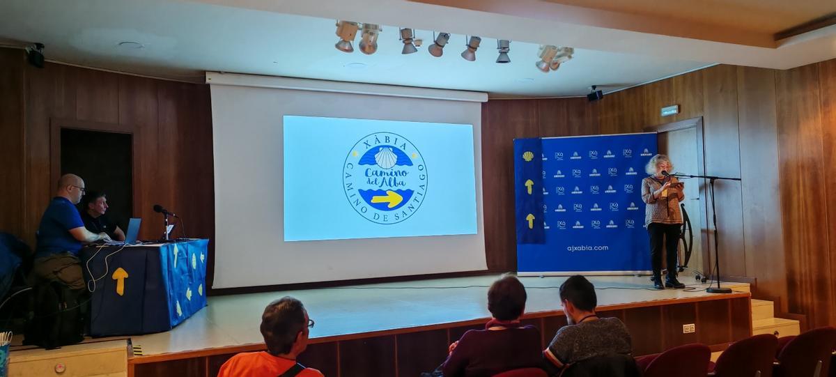 La presidenta de la Asociación Xàbia Camino de Santiago, Ana Watt