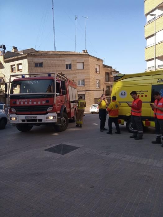 Incendi a l'hospital de Manresa.