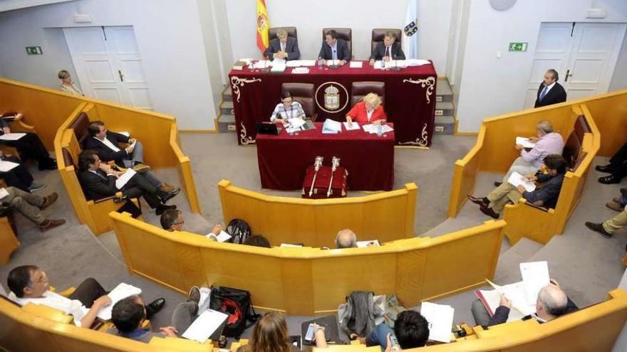 Pleno de la Diputación de A Coruña.