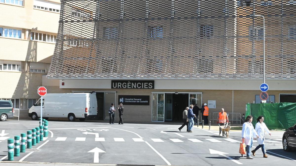 Nuevo acceso a Urgencias del Hospital General de Castellón.