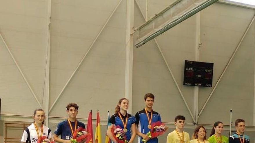 Oro para el bádminton alicantino en el campeonato de España sub&#039;17