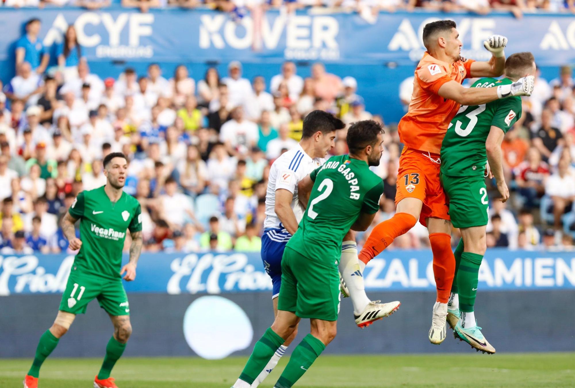 Real Zaragoza - Elche, en imágenes