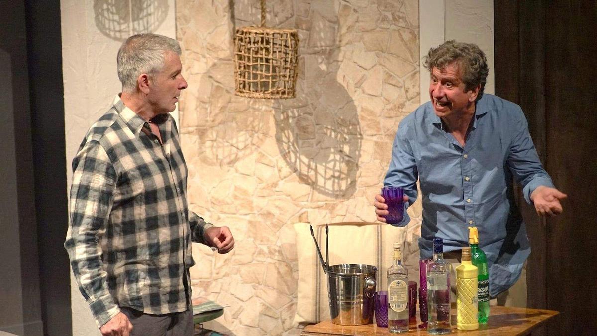 Jesús Cisneros y Gabino Diego en una representación.