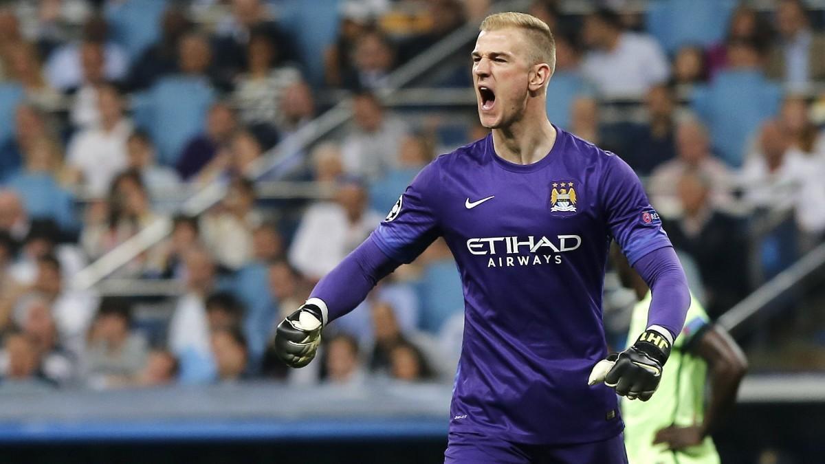 Joe Hart, en el Manchester City