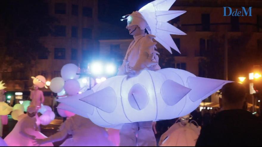Luces de Navidad en Palma: El vídeo de los espectáculos de danza, música y luz que han llenado las calles de la ciudad