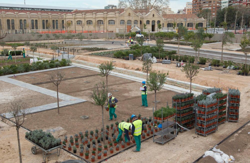 Así avanzan las obras del Parque Central València