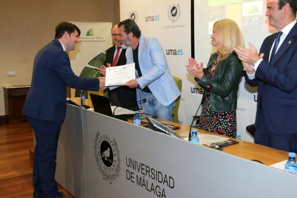 Antonio Banderas, en la presentación de la Cátedra de Estudios Cofrades de la UMA