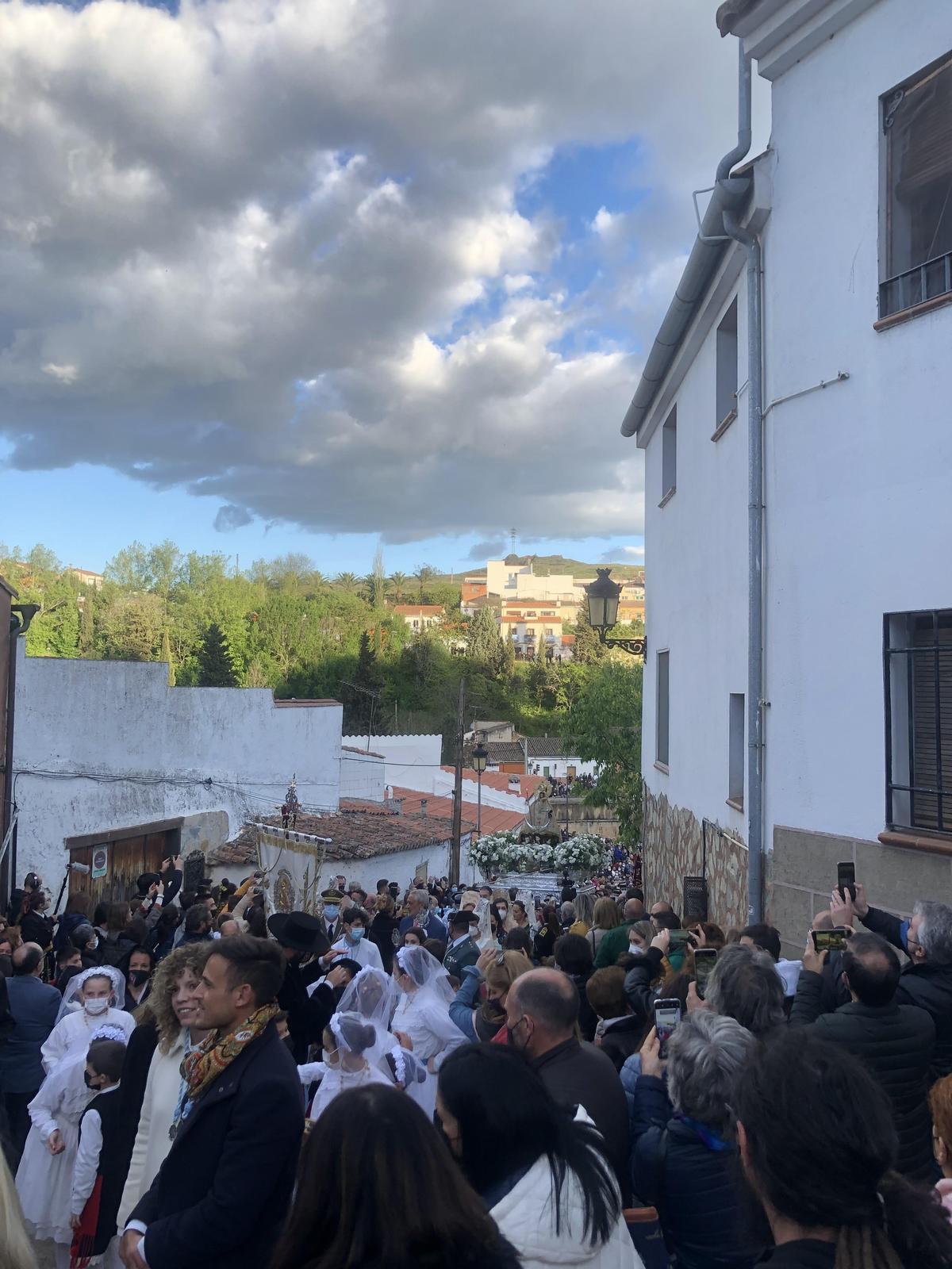 La Virgen de la Montaña camino a Caleros.