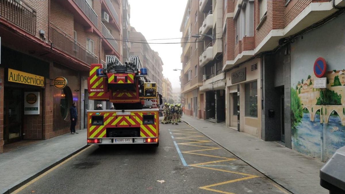 Efectivos en Santa Teresa, esta mañana de sábado.