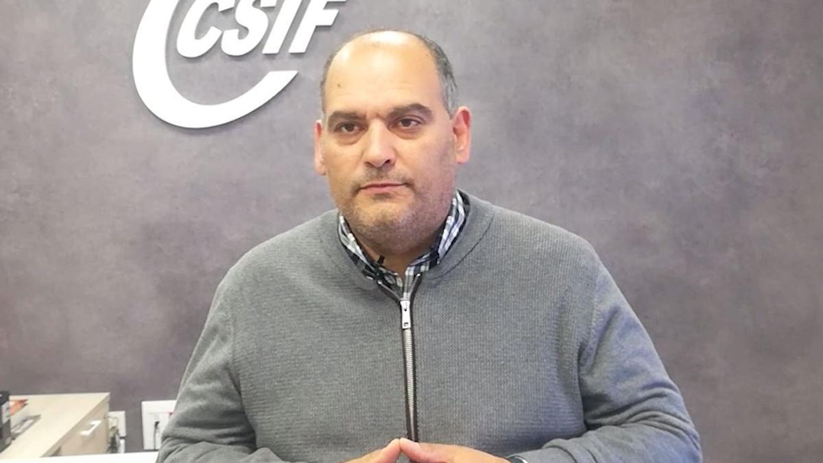 Francisco J. Domínguez, presidente CSIF Málaga