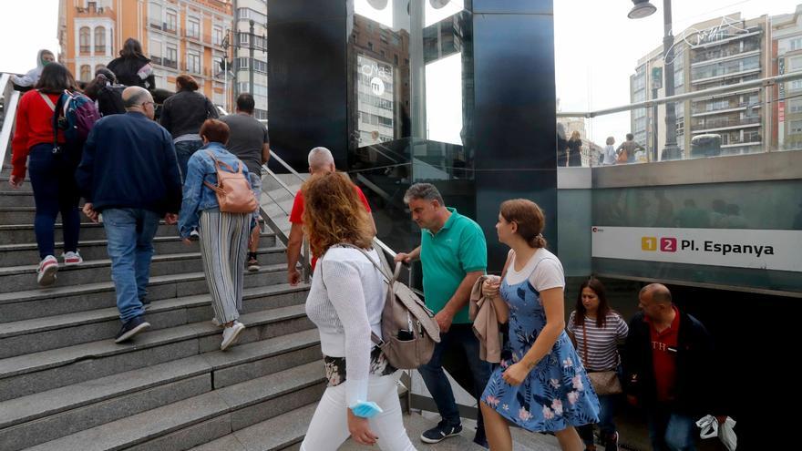 Primer día de transporte público gratis en València