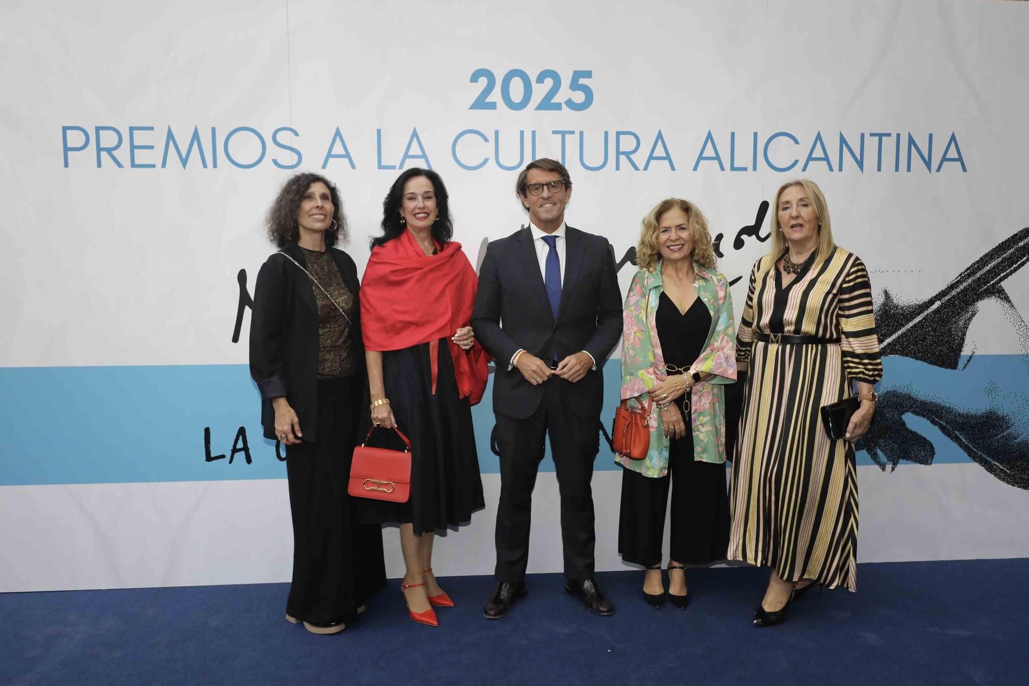 Creatividad y talento galardonados en la entrega de los Premios a la Cultura de la Diputación de Alicante