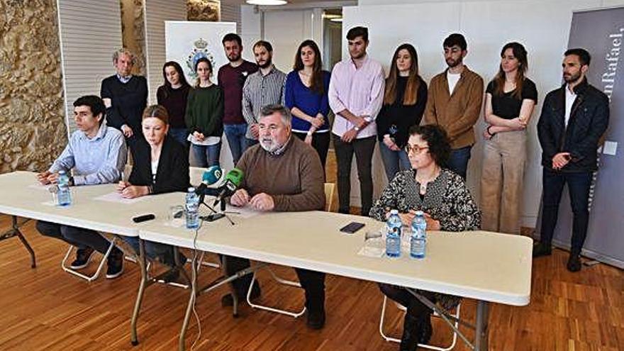 Presentación de la aplicación, ayer, en A Coruña.