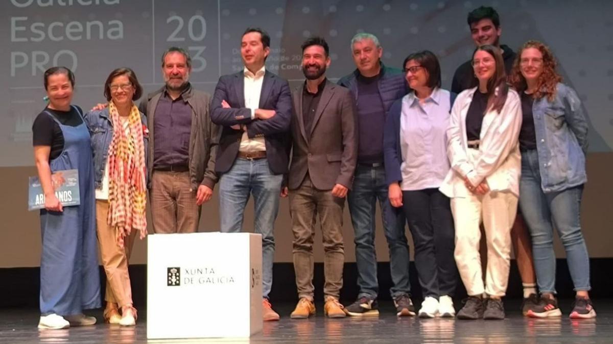 Participantes na presentación das liñas xenéricas da décima edición do festival Galicia Escena PRO