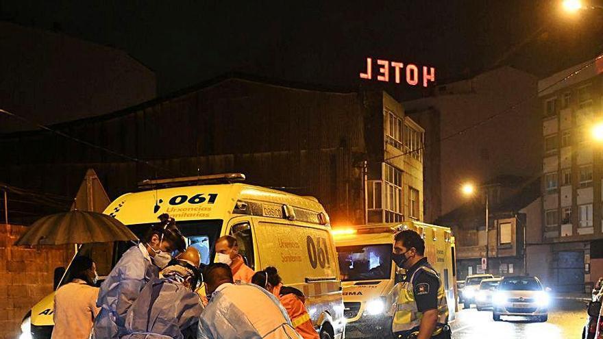 Atropello ocurrido el pasado sábado en la avenida de A Barca.