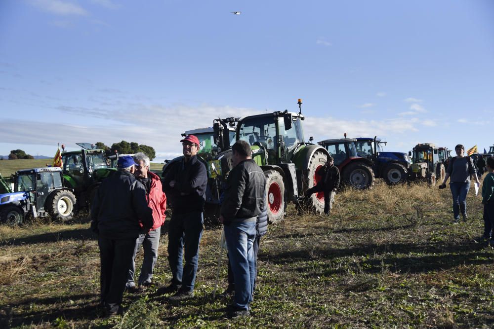 Tractorada a Lledoners.