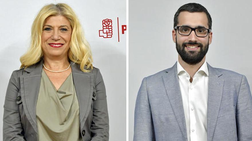 Gloria Alarcón y Francisco Lucas, números dos y tres de la lista autonómica del PSOE