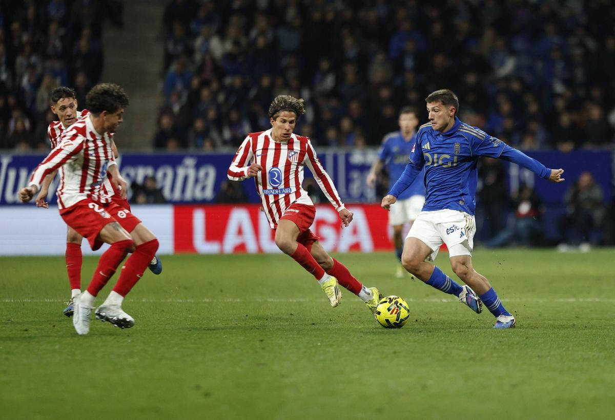 EN IMÁGENES: La cruel derrota del Real Oviedo ante el Atlético de Madrid