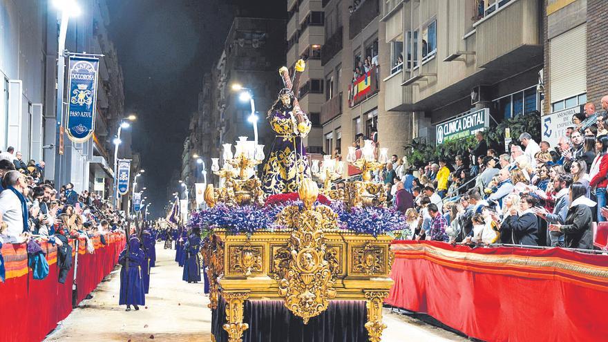 El imperio romano alardea de esplendor en el Jueves Santo de Lorca