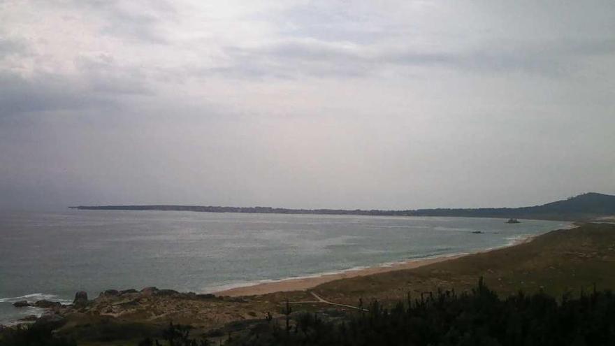 Vista de Corrubedo, esta tarde. // MG