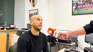 Administrativo de día en el Barbastro, capitán de noche: SPORT habla con Oscar Pérez “Perso”