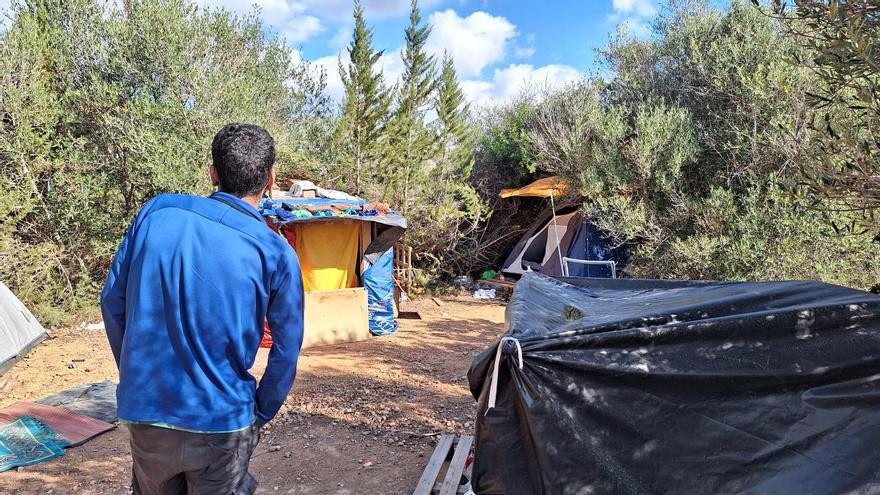 Mira aquí todas las imágenes del campamento chabolista de la zona de sa Carroca