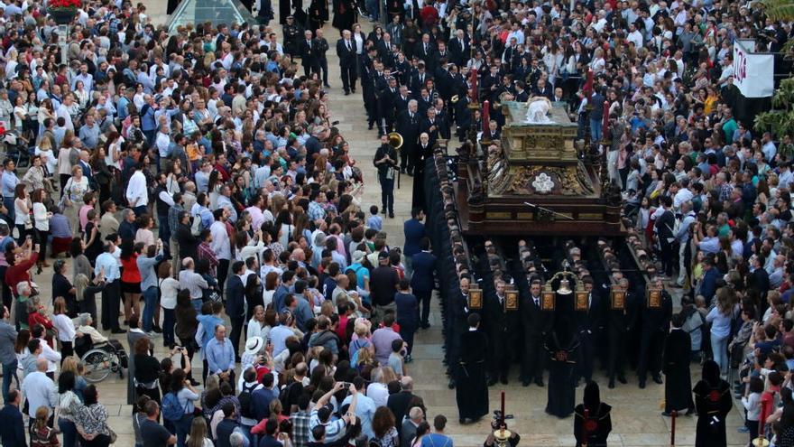 Imagen de la procesión del Sepulcro el pasado Viernes Santo