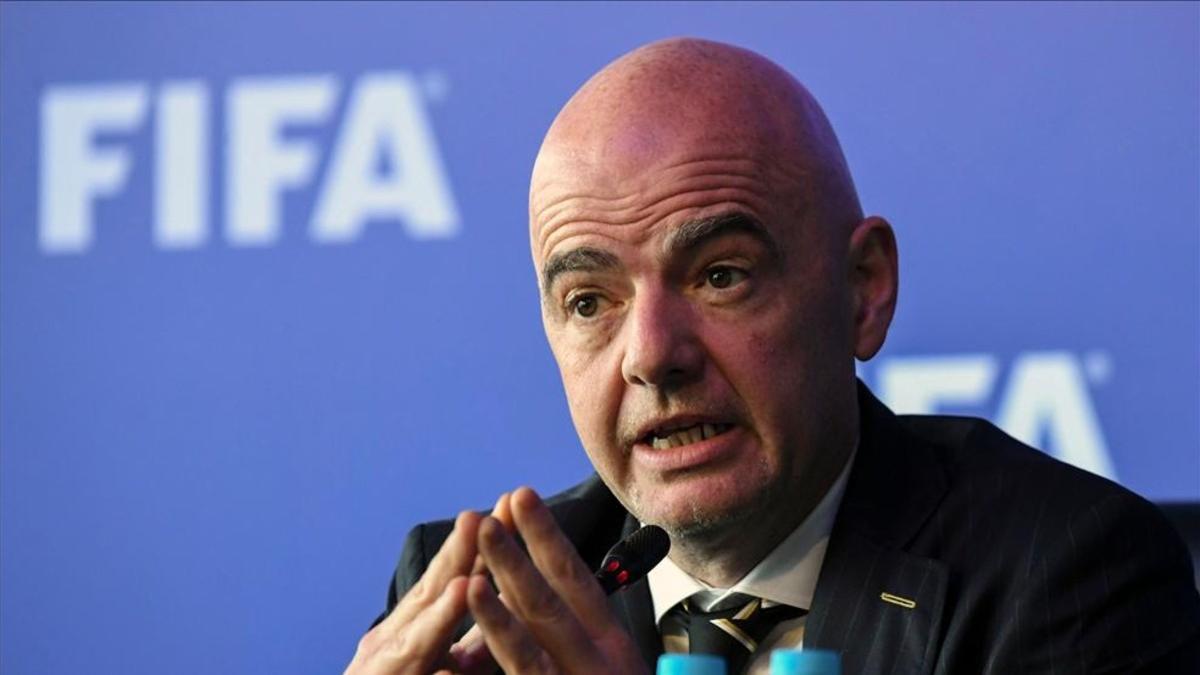 El presidente de la FIFA, Gianni Infantino