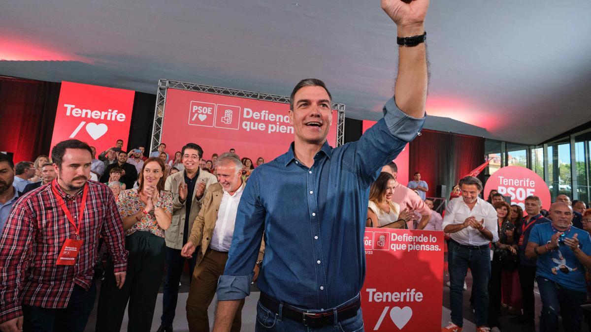 Mitin de Pedro Sánchez en Tenerife