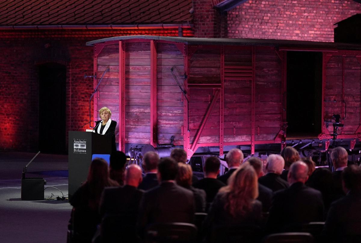 80 aniversario de la liberación del campo de concentración y exterminio nazi alemán de Auschwitz-Birkenau por el Ejército Rojo, en Oswiecim, Polonia, el 27 de enero de 2025.
