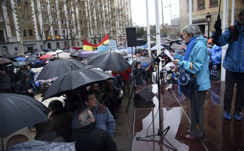 Manifestación contra el ICA en Zaragoza