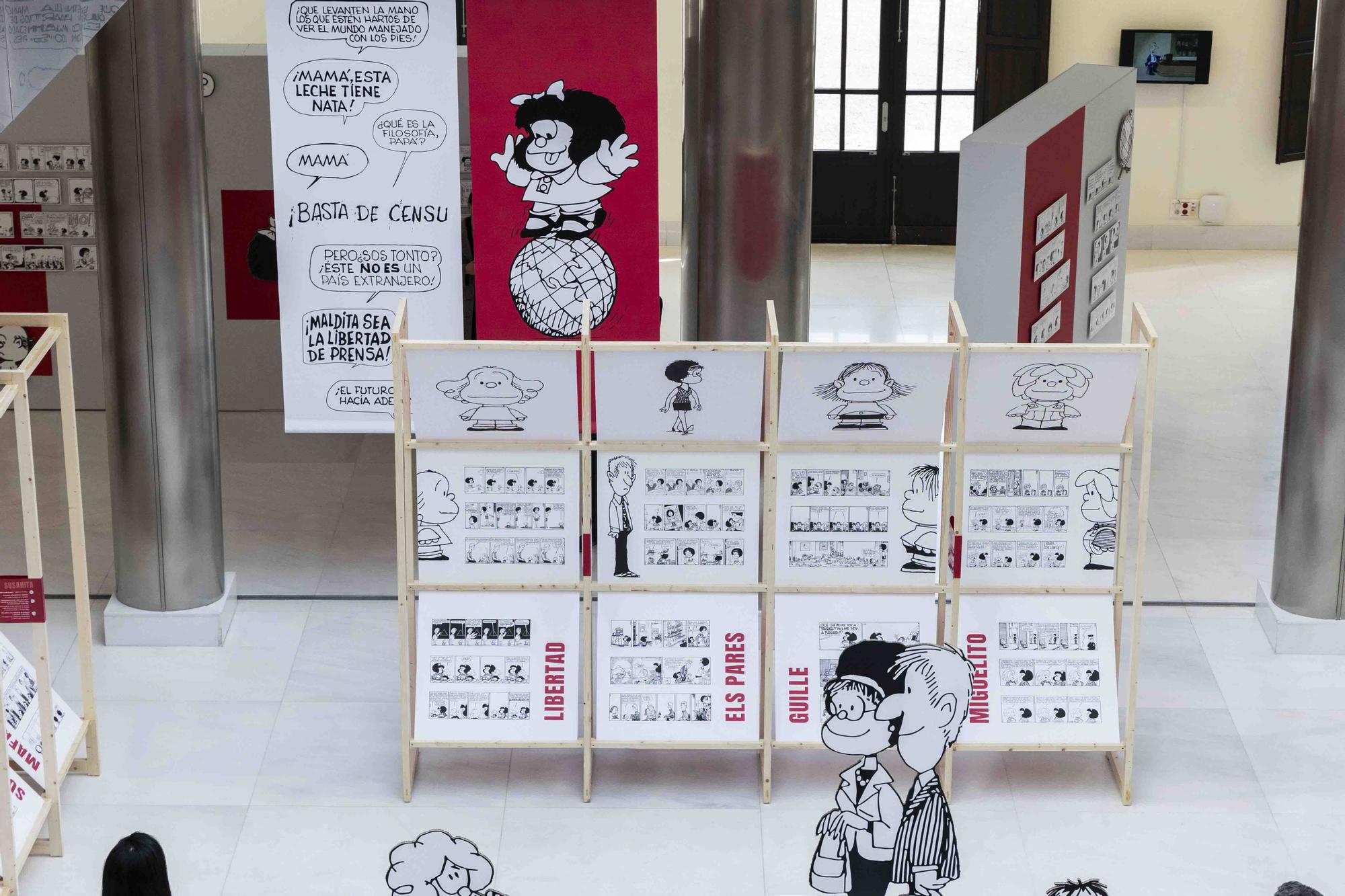 Quino y Mafalda toman València