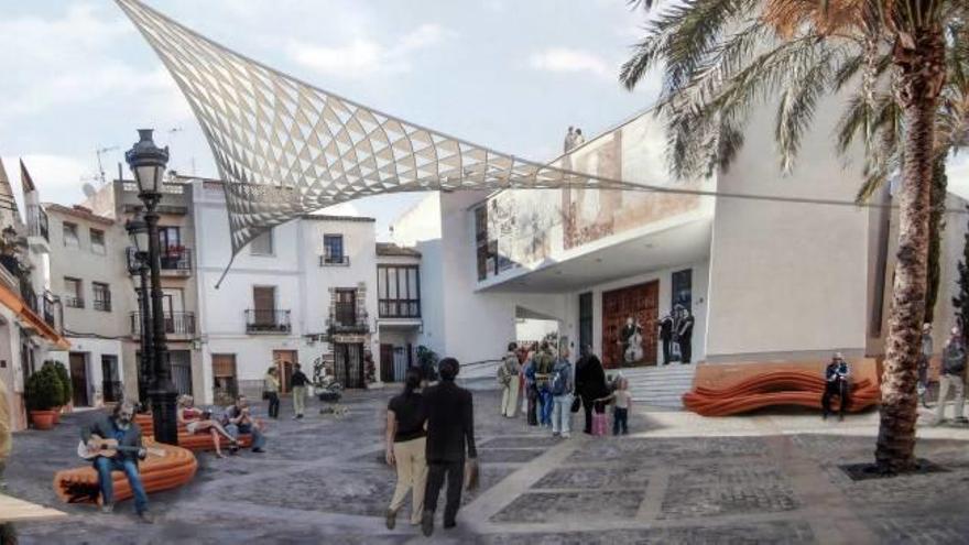 Casco antiguo de la localidad de Calp.