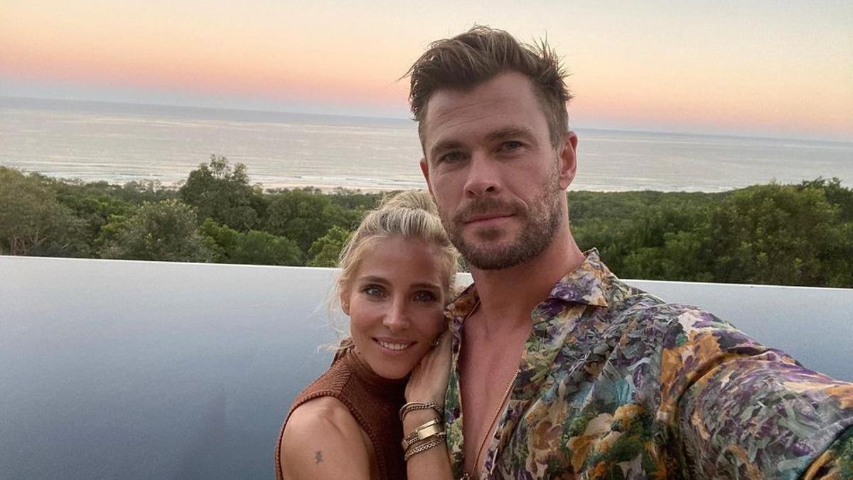 Elsa Pataky y Chris Hemsworth se hacen un selfie