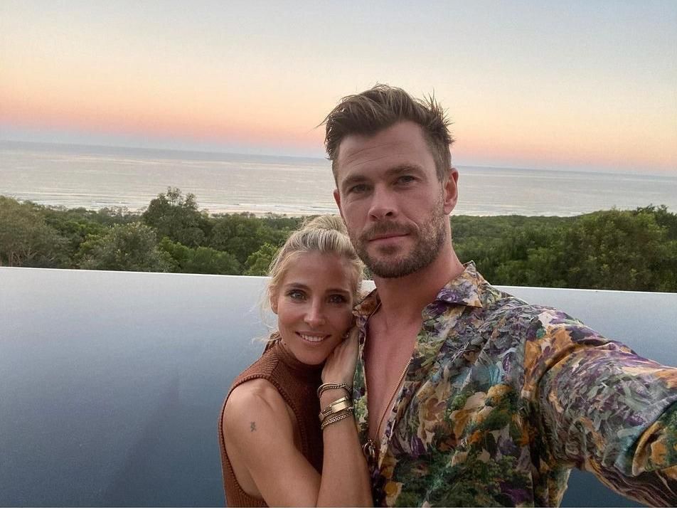 Elsa Pataky y Chris Hemsworth se hacen un selfie