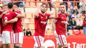 Jaume Jardí marcó el domingo el gol del triunfo del Nàstic