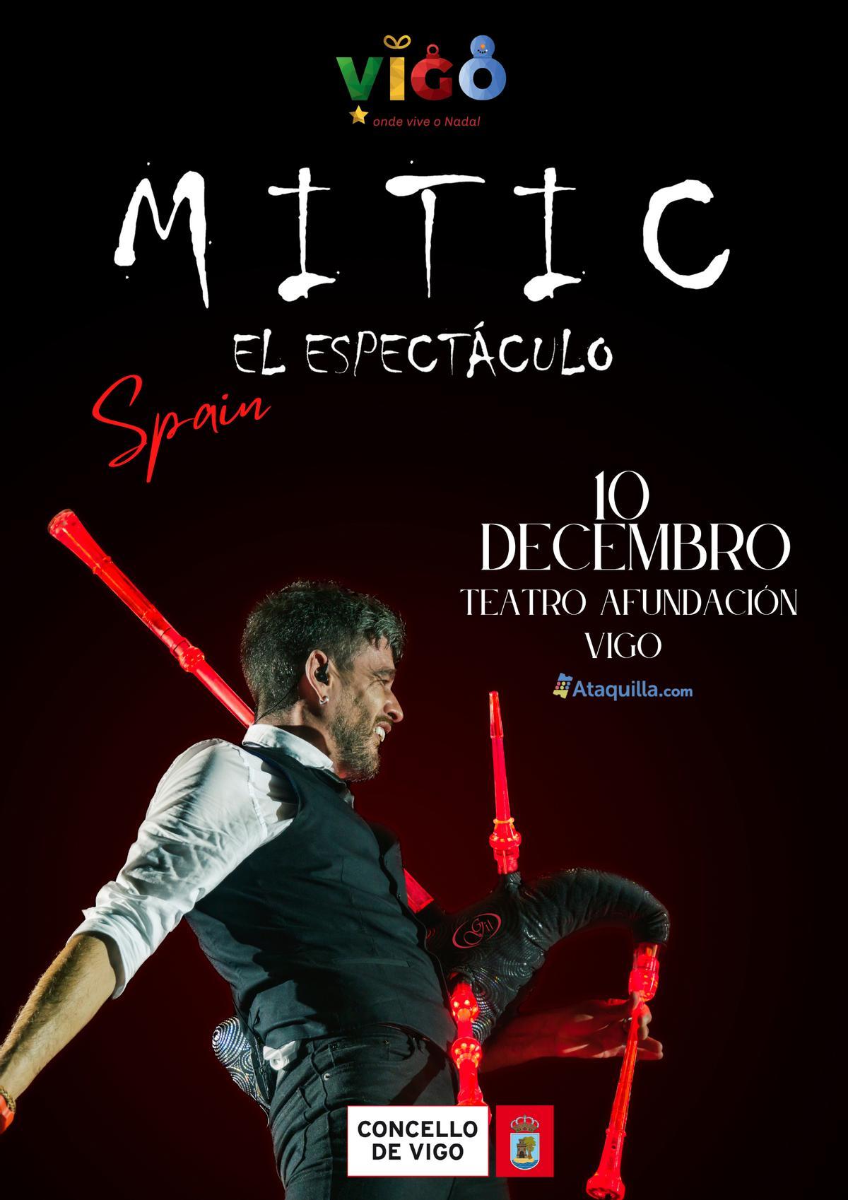 Cartel del espectáculo de Mitic