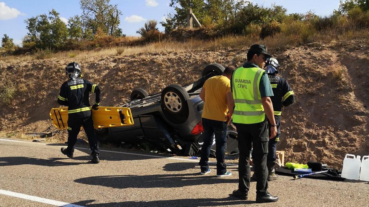 Vehículo del accidente.