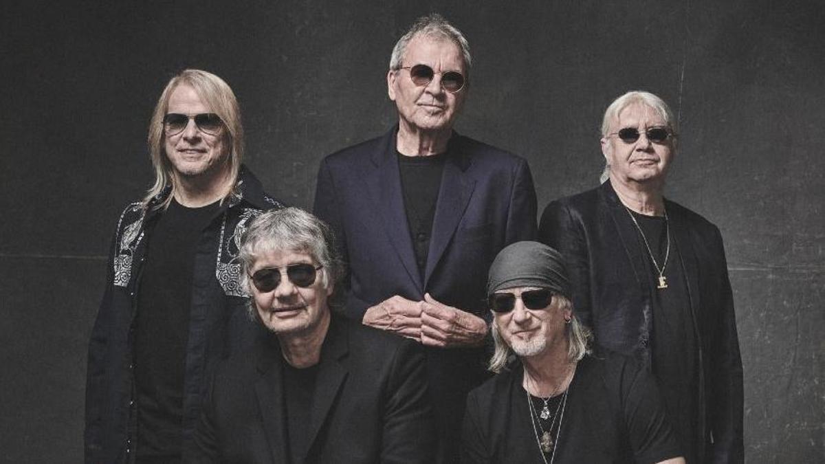 Los legendarios Deep Purple.