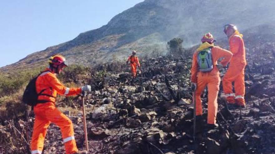 Las 3.000 horas de vigilancia forestal de Protección Civil, claves para evitar incendios en Xàbia