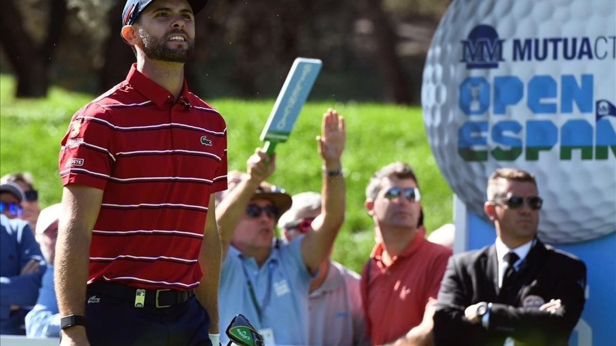 Adri Arnaus, el pasado octubre durante su participación en el Open de España