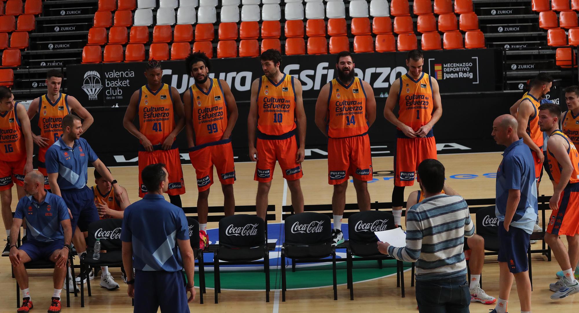 Making of de la foto oficial del Valencia Basket